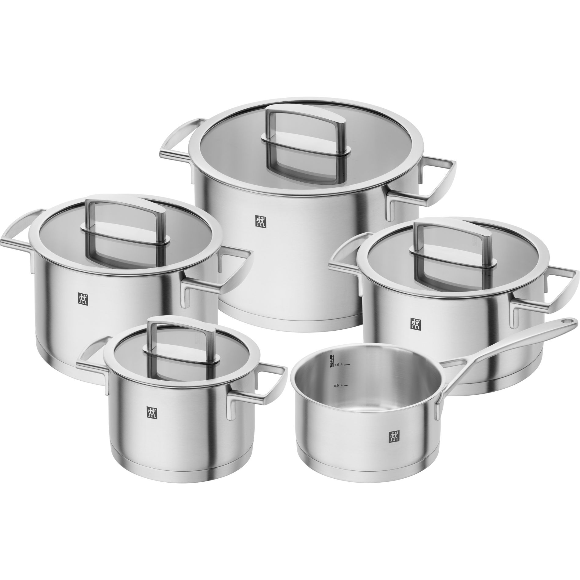 ZWILLING Vitality - sada 5 nerezových hrnců s pokličkami