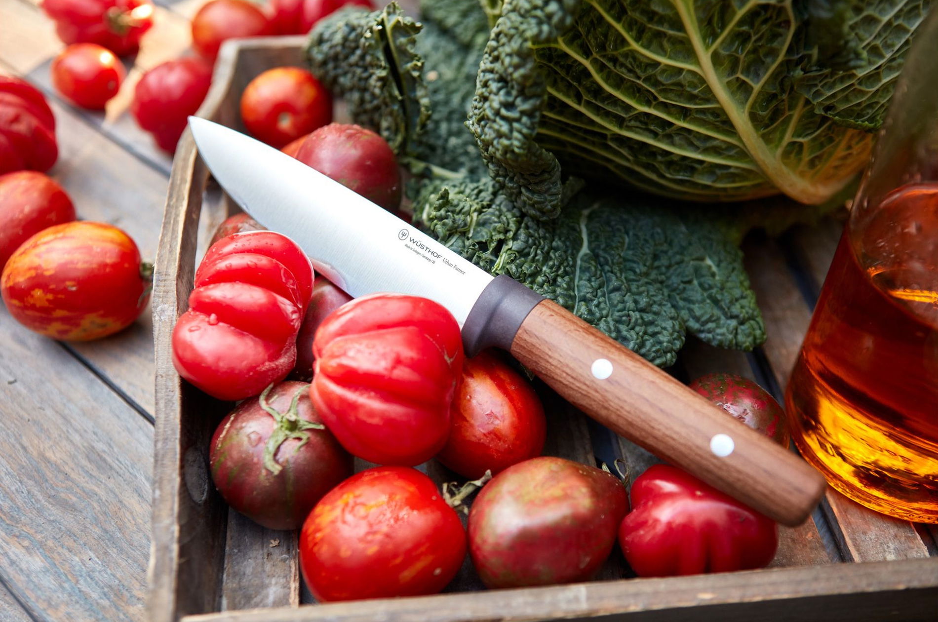 WUSTHOF Urban Farmer 20 cm – nůž šéfkuchaře z nerezové oceli