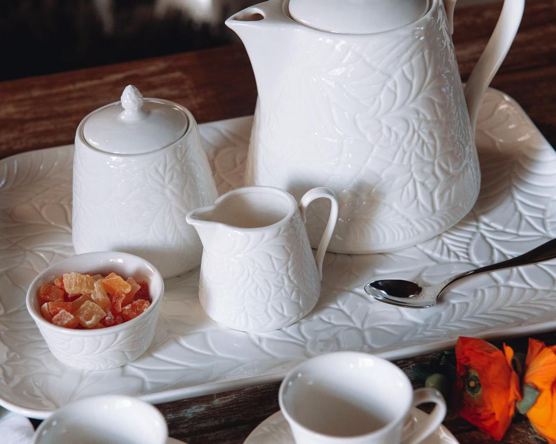 LA PORCELLANA BIANCA Bosco 6 ks - misky na dip a občerstvenie z porcelánu