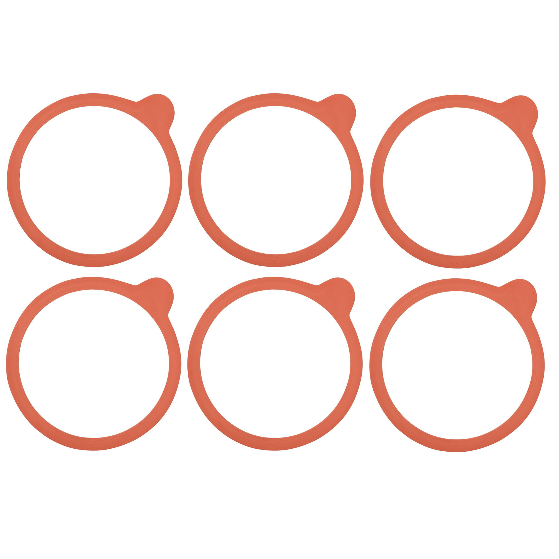 WECK Gasket 11 cm 6 ks oranžové – gumičky weck WECK Gasket 11 cm 6 ks oranžové – gumičky weck