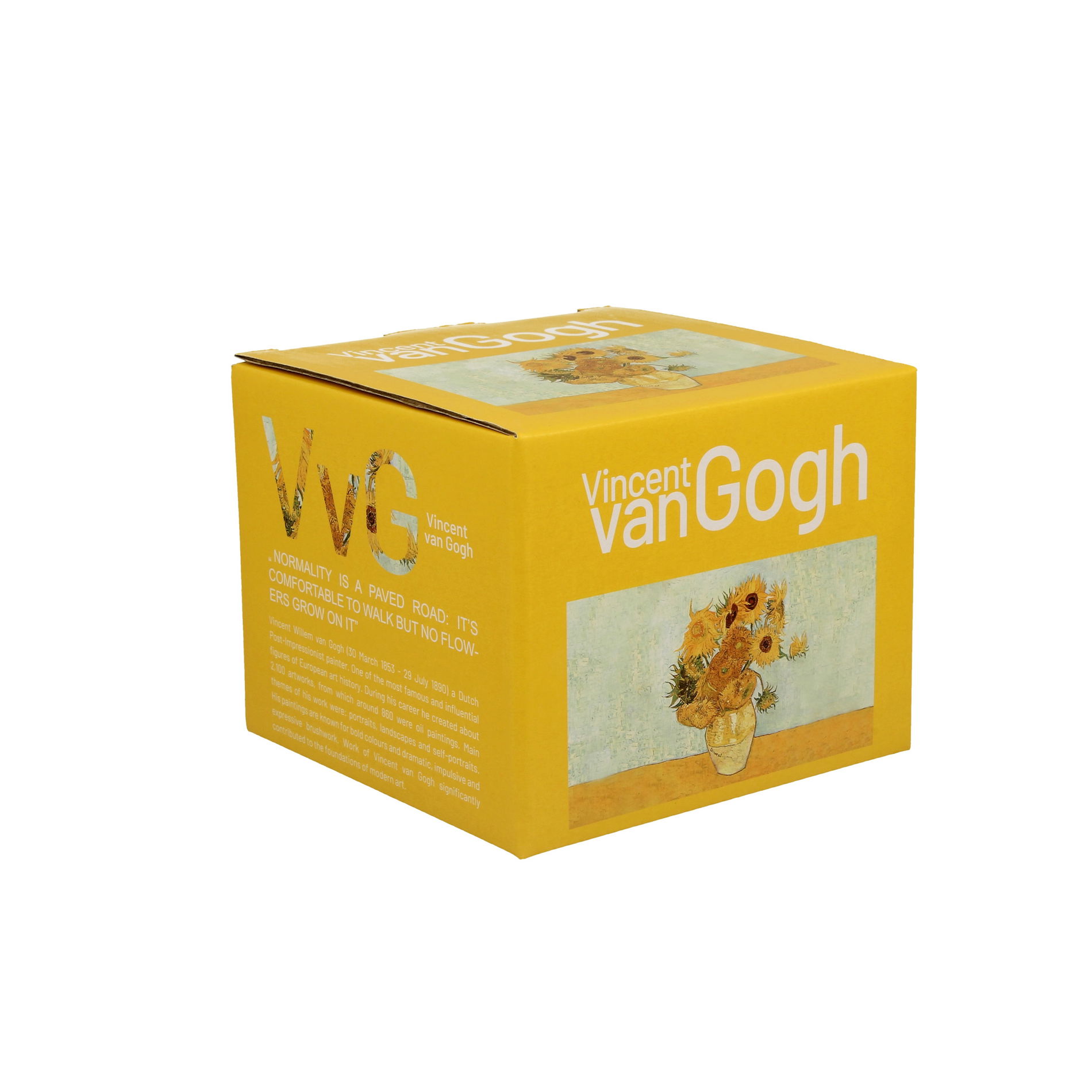 Porcelánový hrnček DUO ART GALLERY Sĺnčnice od V. VAN GOGH 610 ml