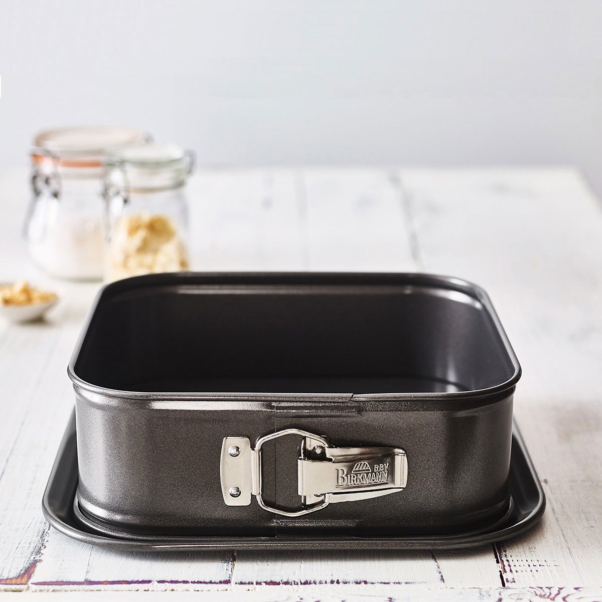 BIRKMANN Easy Baking 24 x 24 cm - čtvercová forma na dort s odnímatelným dnem