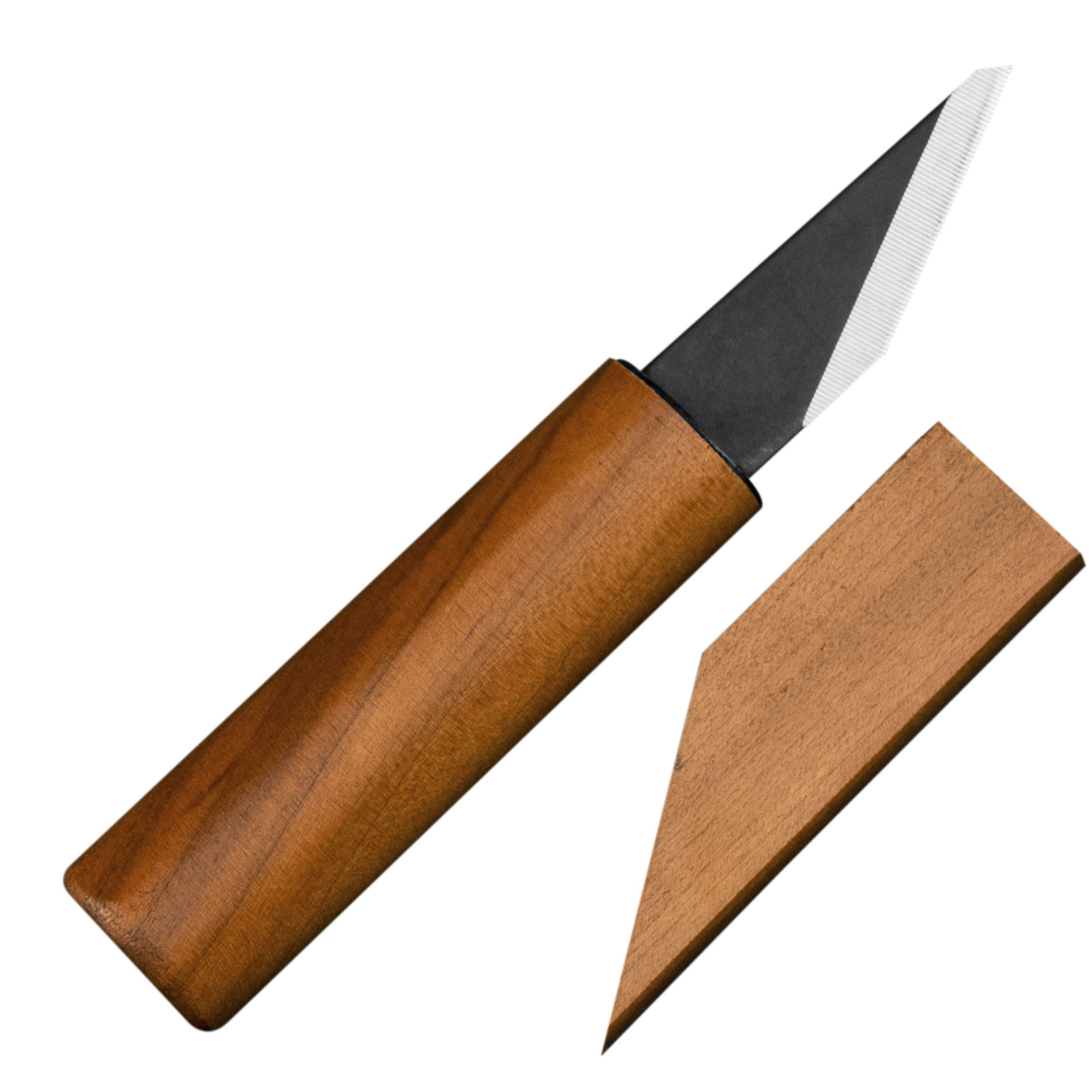 KANETSUNE SEKI Rikizan Kiridashi 4 cm - japoński nóż survivalowy ze stali wysokowęglowej