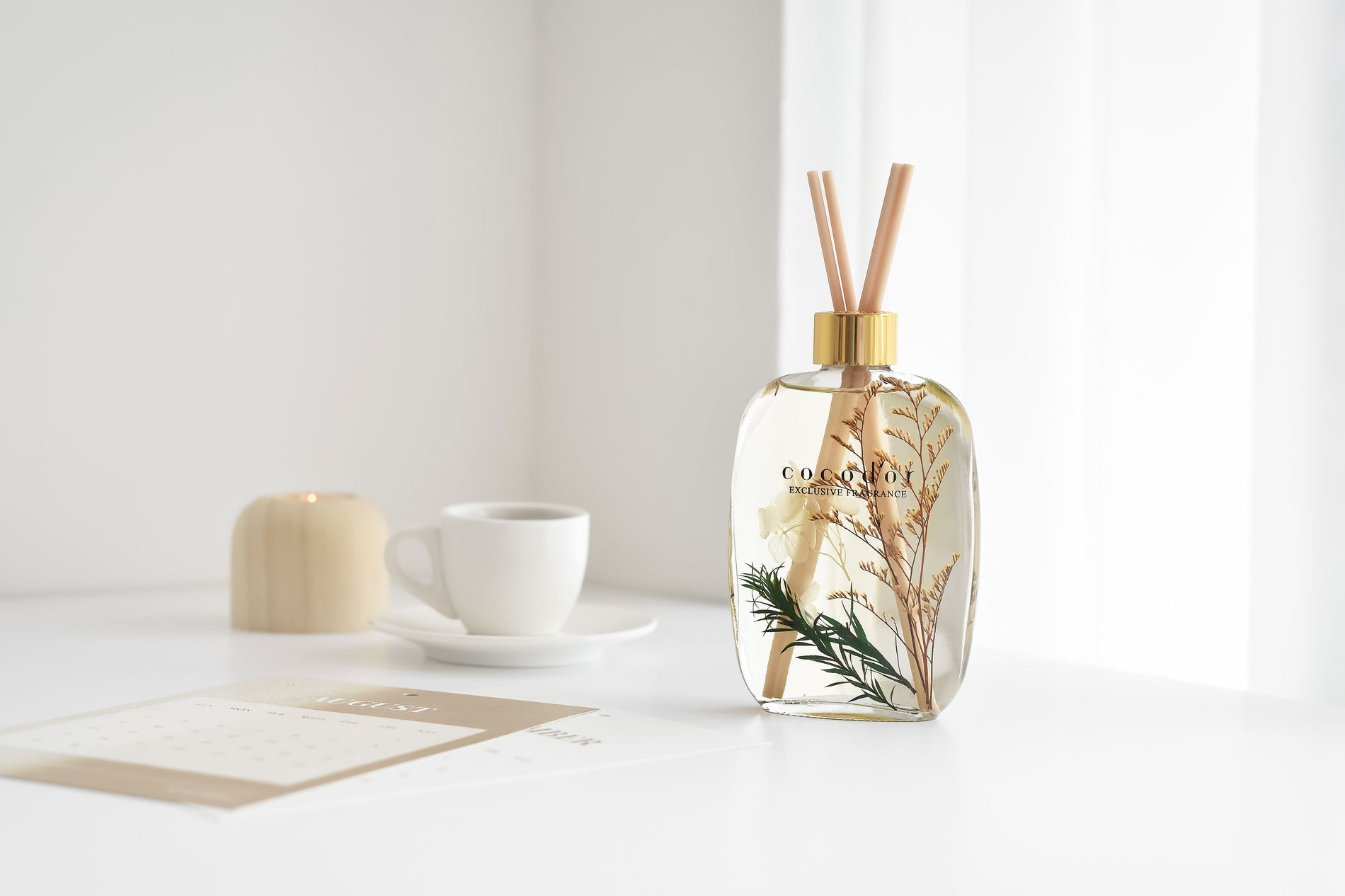 Vonné tyčinky s difuzérom COCODOR DEEP MUSK HERBARIUM 220 ml