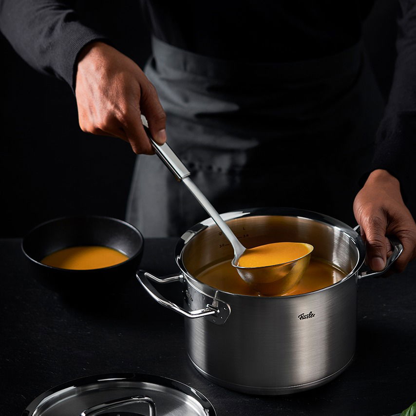 FISSLER Original Profi Collection 37,5 cm - chochla / łyżka wazowa ze stali nierdzewnej FISSLER Original Profi Collection 37,5 cm - chochla / łyżka wazowa ze stali nierdzewnej
