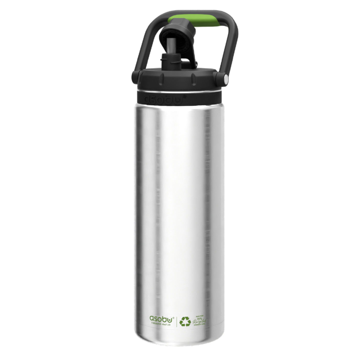 ASOBU The Canyon Jug Recycle 1,48 l - butelka termiczna ze stali nierdzewnej ze słomką