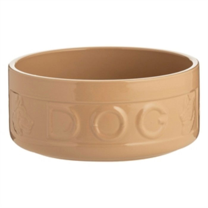 MASON CASH PetWare Dog 25 cm béžová - kameninová miska pro psy
