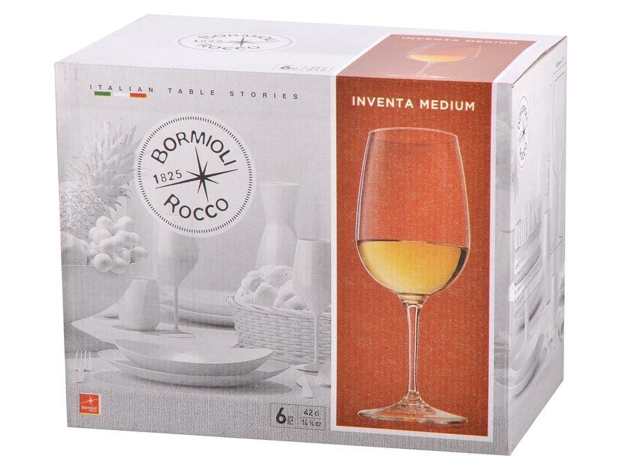 Sklenice na bílé víno BORMIOLI ROCCO INVENTA MEDIUM 420 ml 6 ks