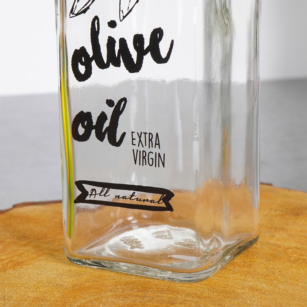 Skleněná láhev na olej s dávkovačem 0,5 l