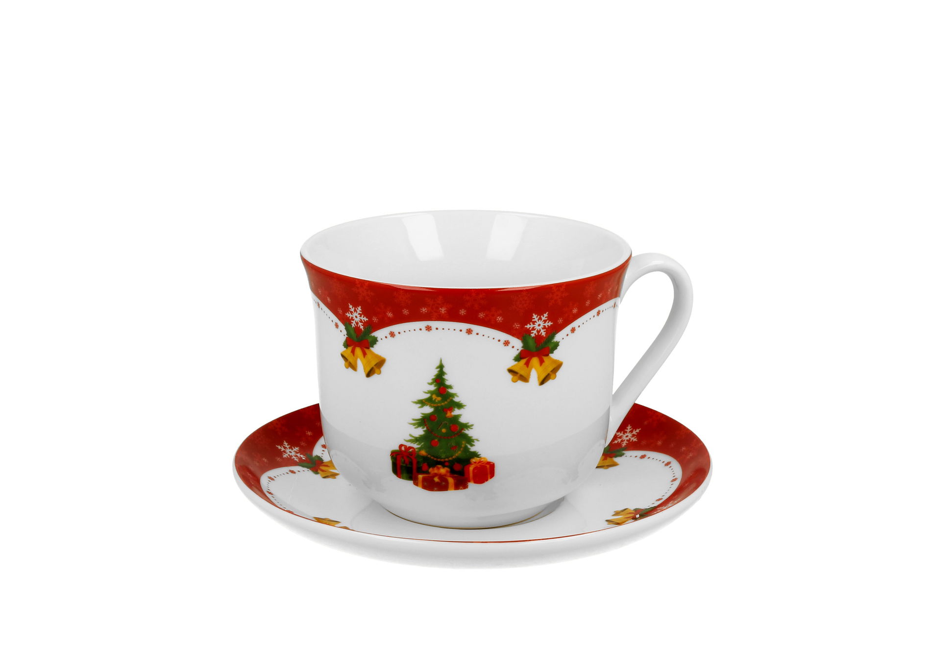 Porcelánový šálek na kávu a čaj s podšálkem DUO 460 ml