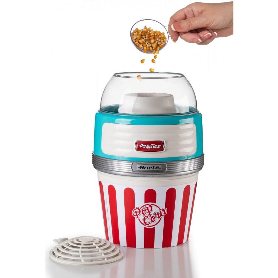 ARIETE Party Time Popcorn Maker XL 1100 W tyrkysová - popcornovač