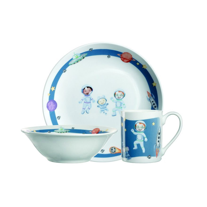 Porcelánové dětské nádobí LEONARDO BAMBINI AVVENTURA 3 ks.