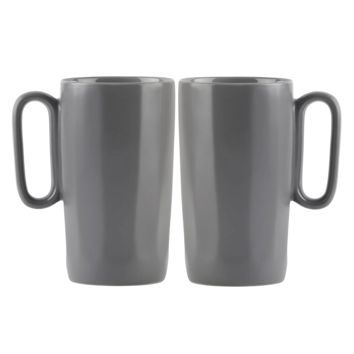 VIALLI DESIGN Fuori 330 ml 2 ks. sivé - vysoké keramické hrnčeky