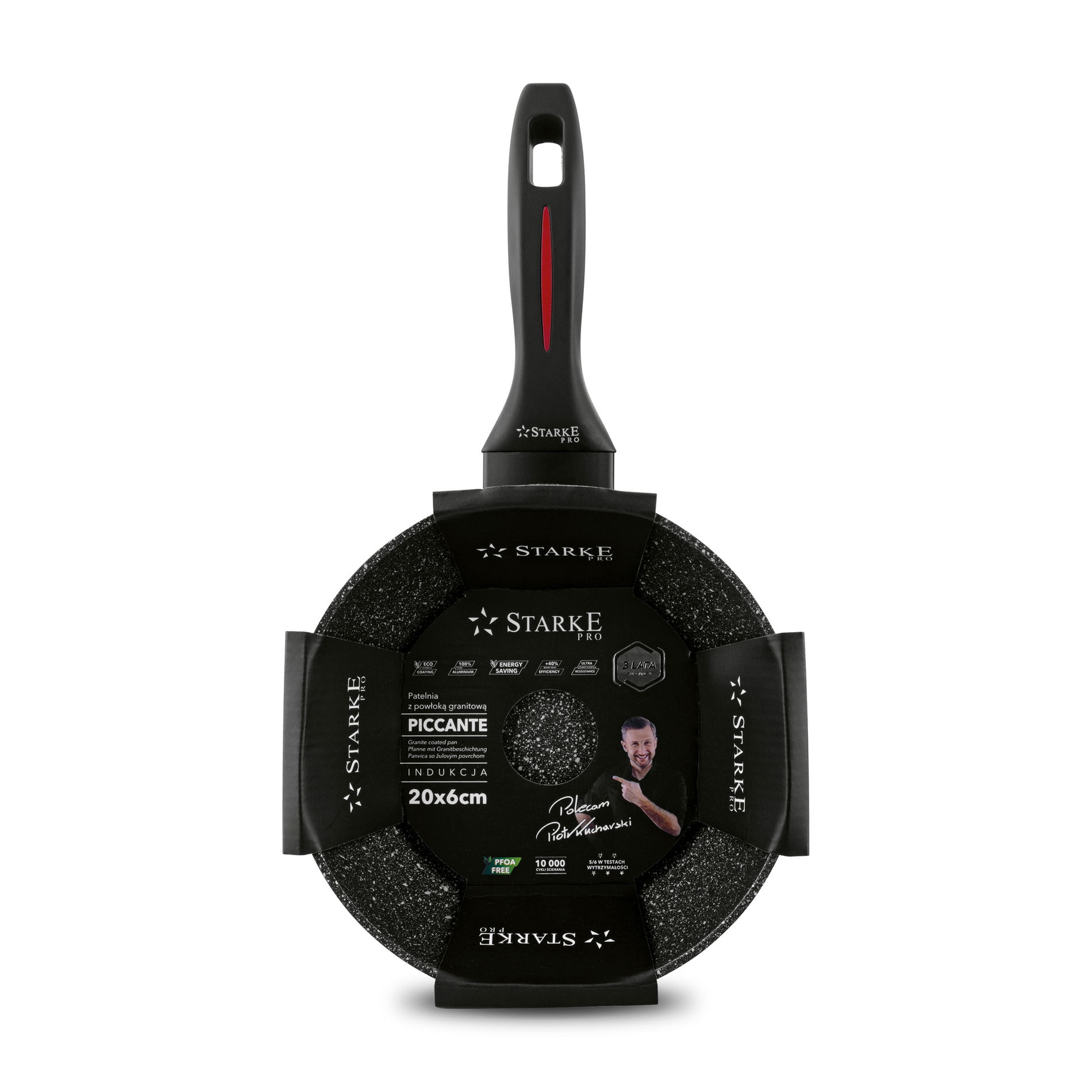 STARKE PRO PICCANTE nepřilnavá granitová hluboká pánev 20 cm