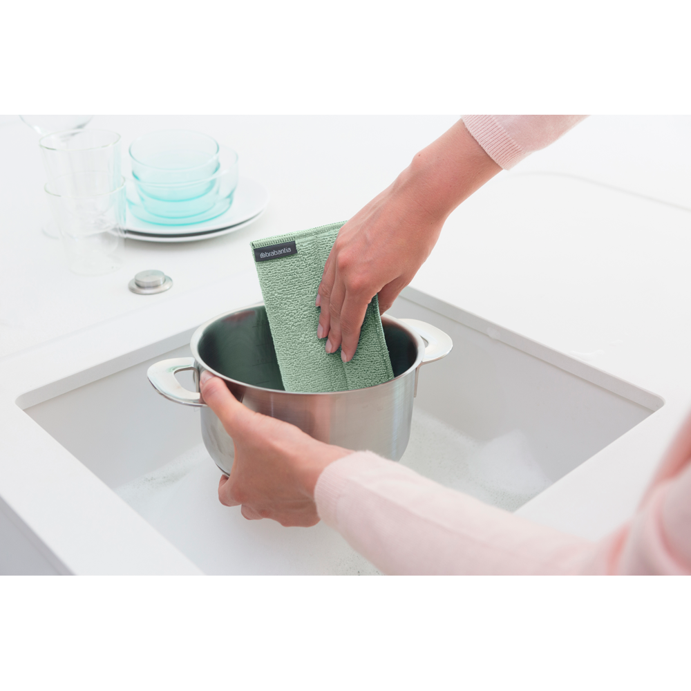 BRABANTIA Jade viacfarebné 3 ks. - univerzálne kuchynské utierky z mikrovlákna