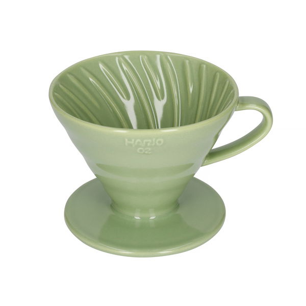 HARIO Drip V60-02 - keramický dripper na kávu s meracou nádobou