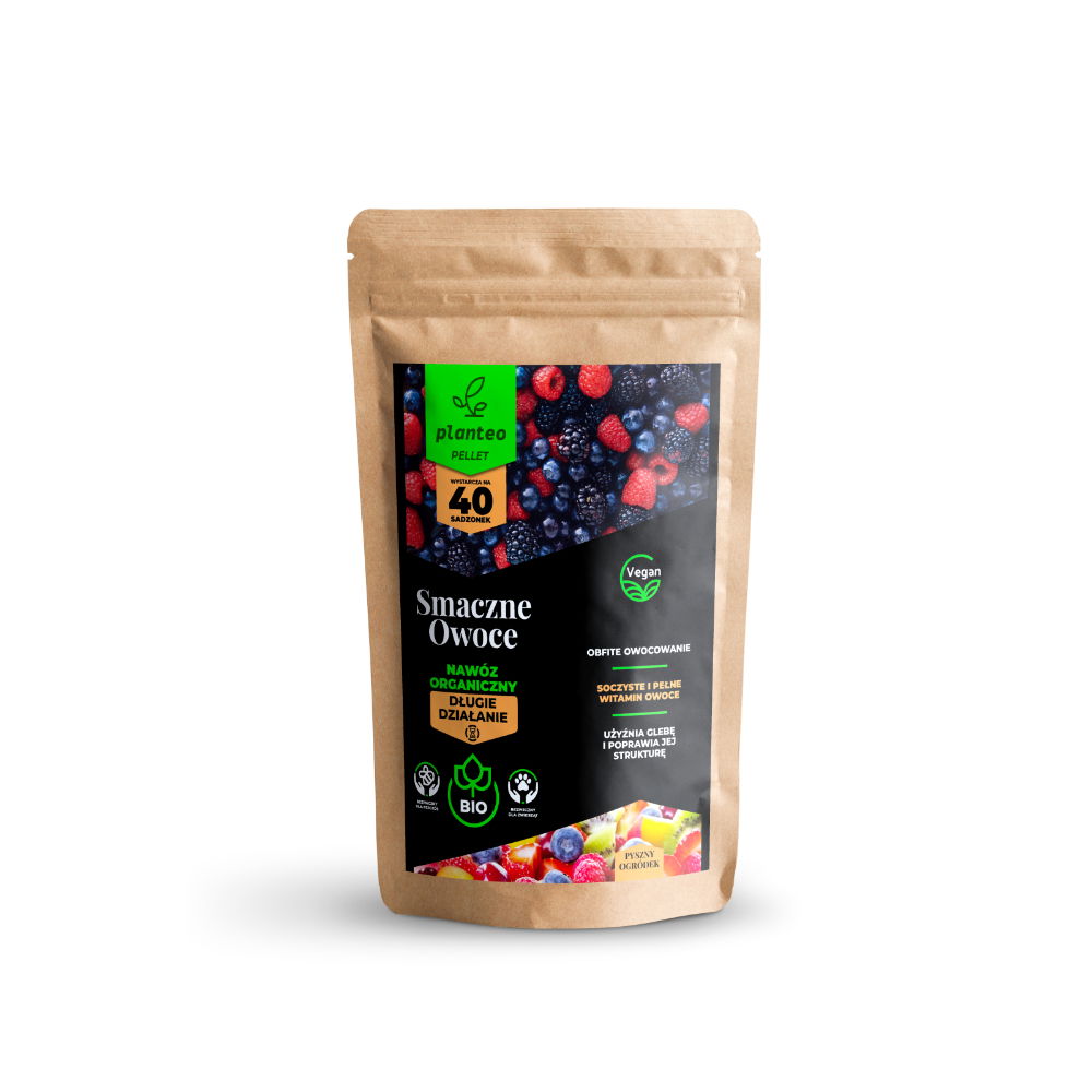 Organické prírodné hnojivo v peletách PLANTEO CHUTNÉ OVOCIE 1 kg