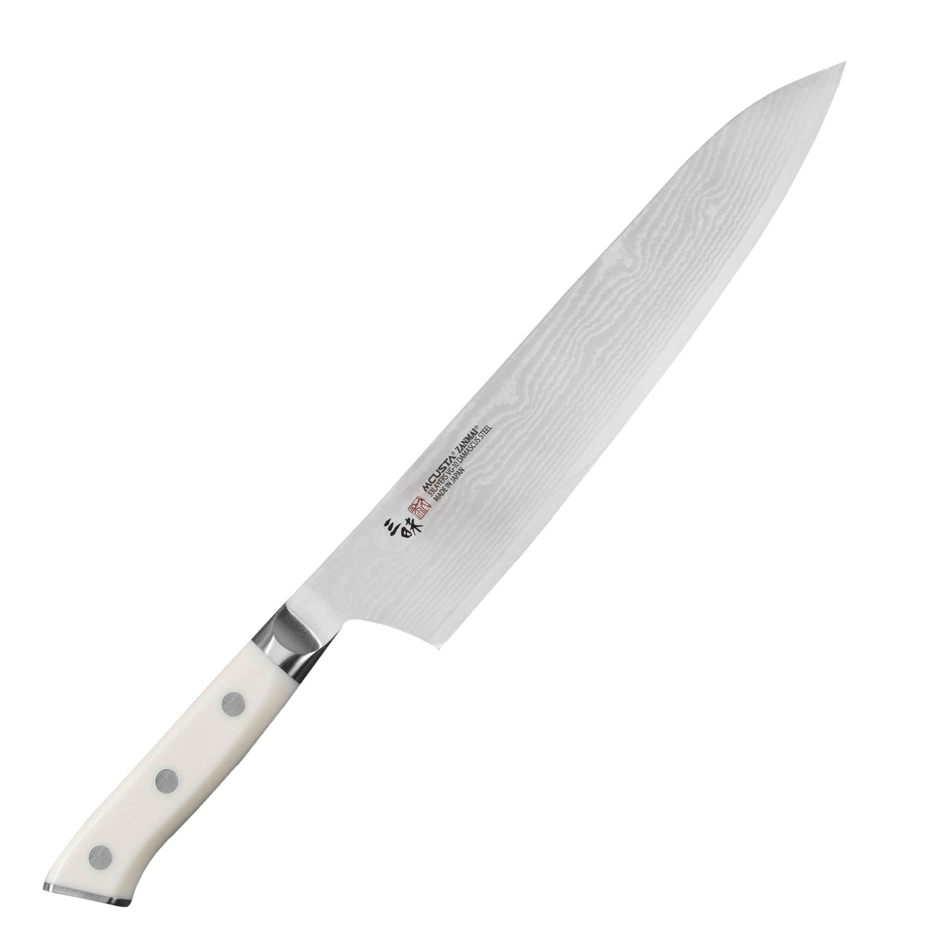 MCUSTA Zanmai Classic Damascus Corian 24 cm - japonský kuchársky nôž z damascénskej ocele