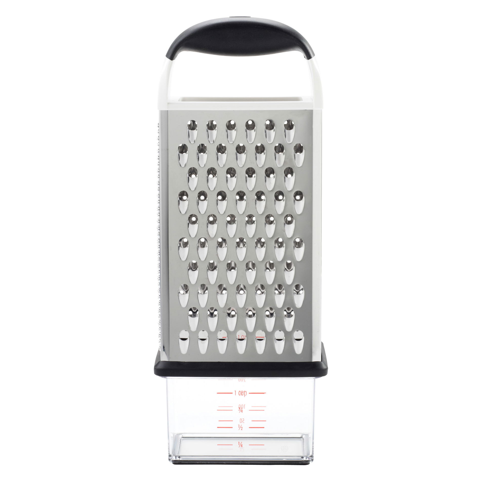 Nerezové ruční kuchyňské struhadlo s nádobou OXO GOOD GRIPS BOX GRATER