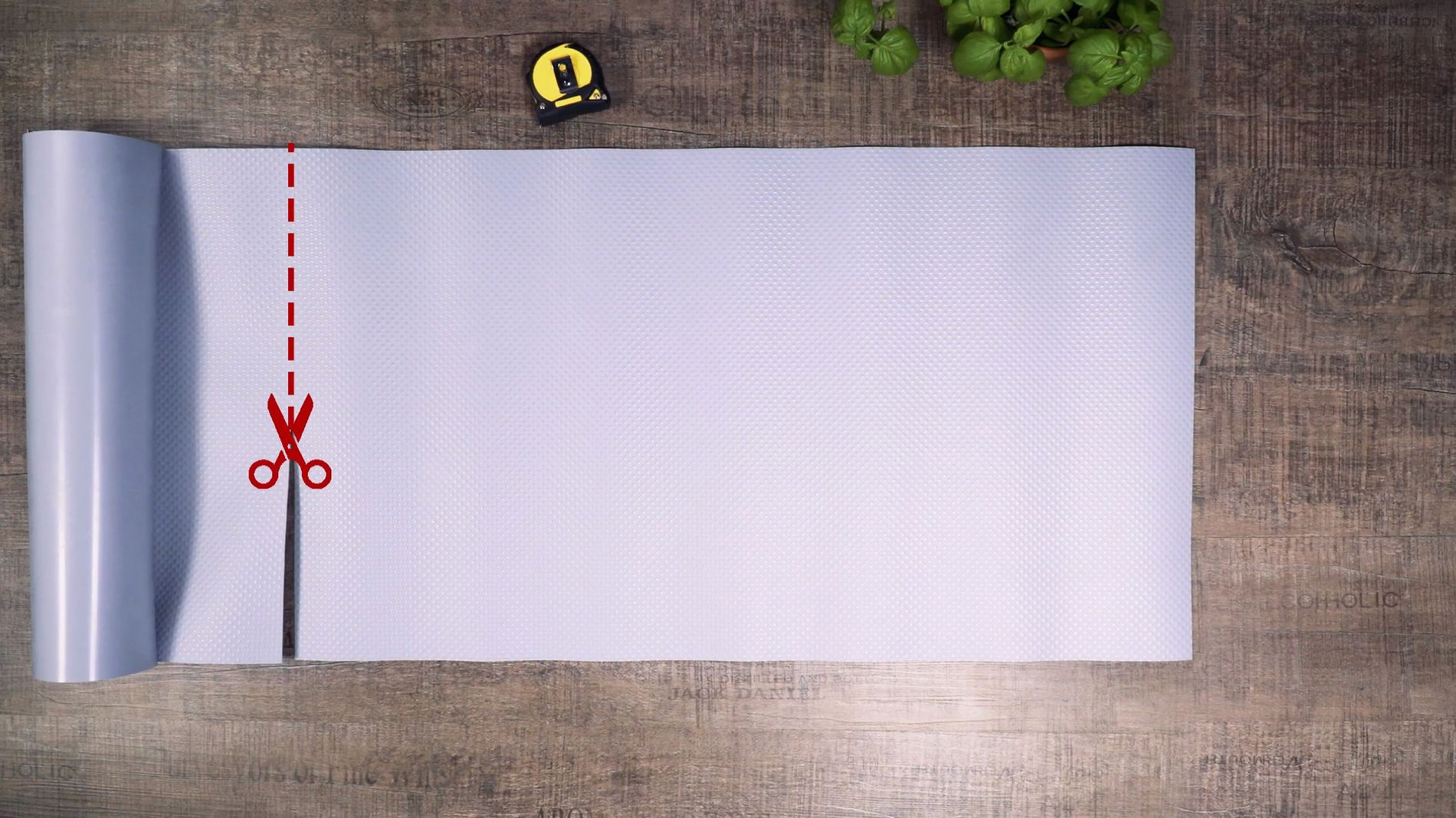 TESCOMA Flexi Space 50 x 150 cm šedá – plastová, protiskluzová podložka do šuplíků
