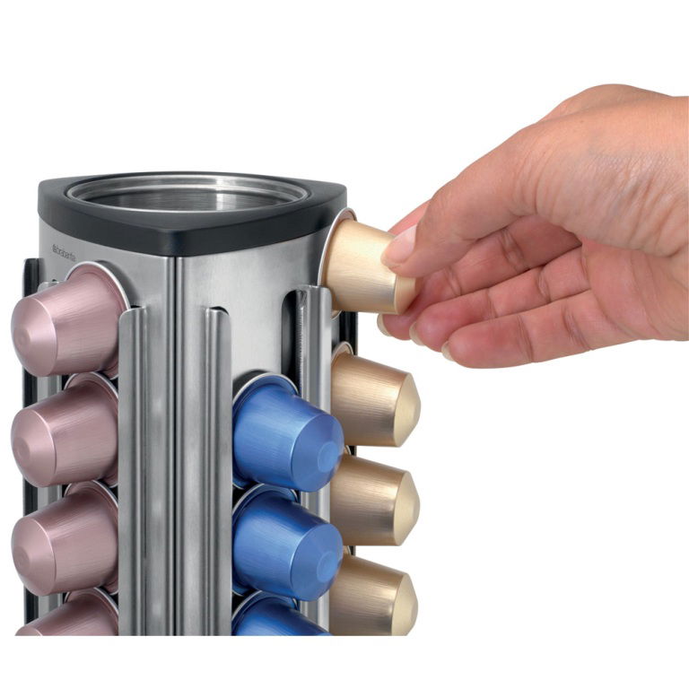 BRABANTIA Nesso (418709) – nerezový stojan na kávové kapsle