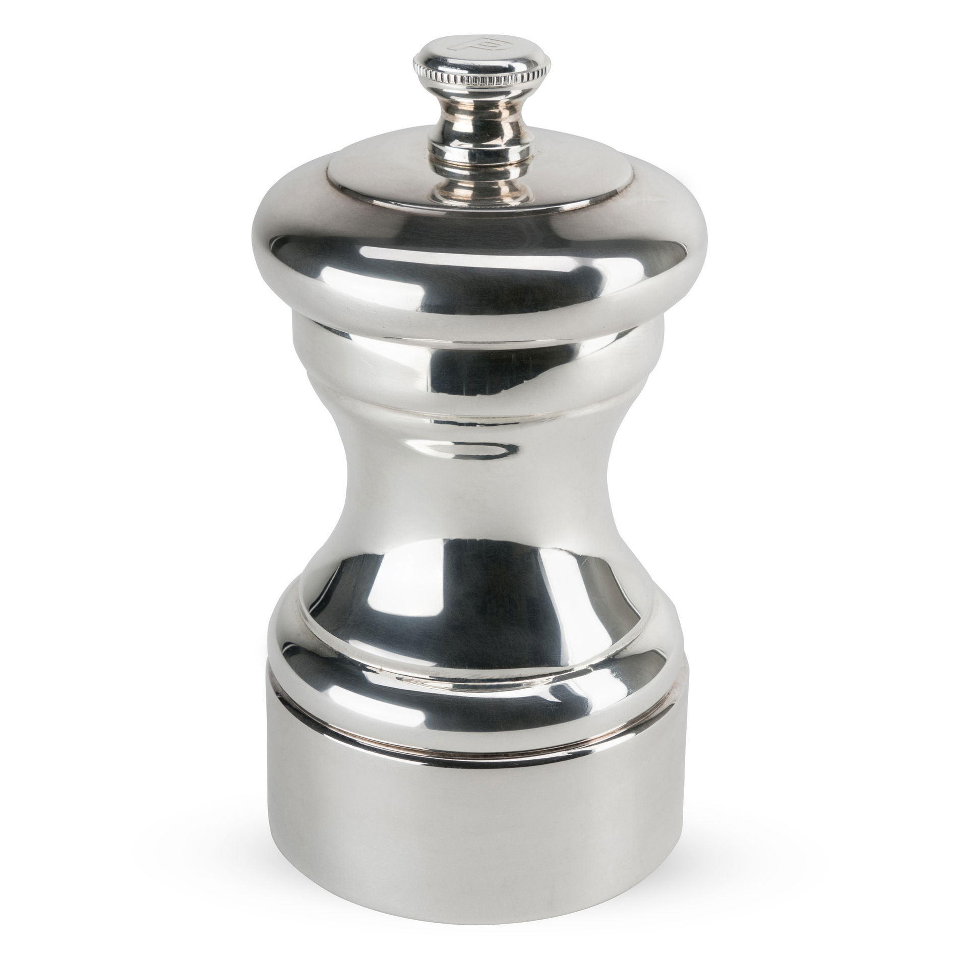 PEUGEOT Bistro 10 cm strieborný - mosadzný ručný mlynček na korenie