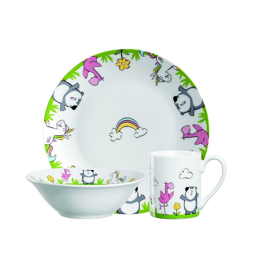 Porcelánové dětské nádobí LEONARDO BAMBINI AVVENTURA 3 ks.