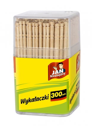 Dřevěná párátka v krabičce JAN NIEZNĘDNY 300 ks.