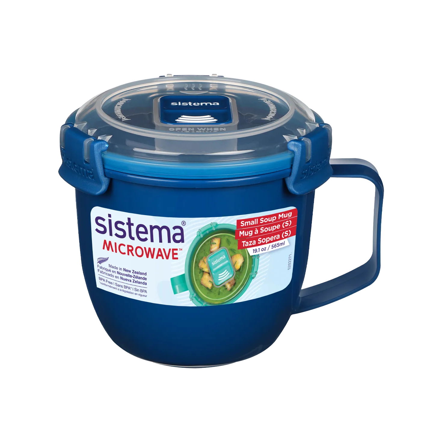 SISTEMA Microwave Small Soup Mug 0,56 l - obedová krabička / nádoba na polievku do mikrovlnnej rúry