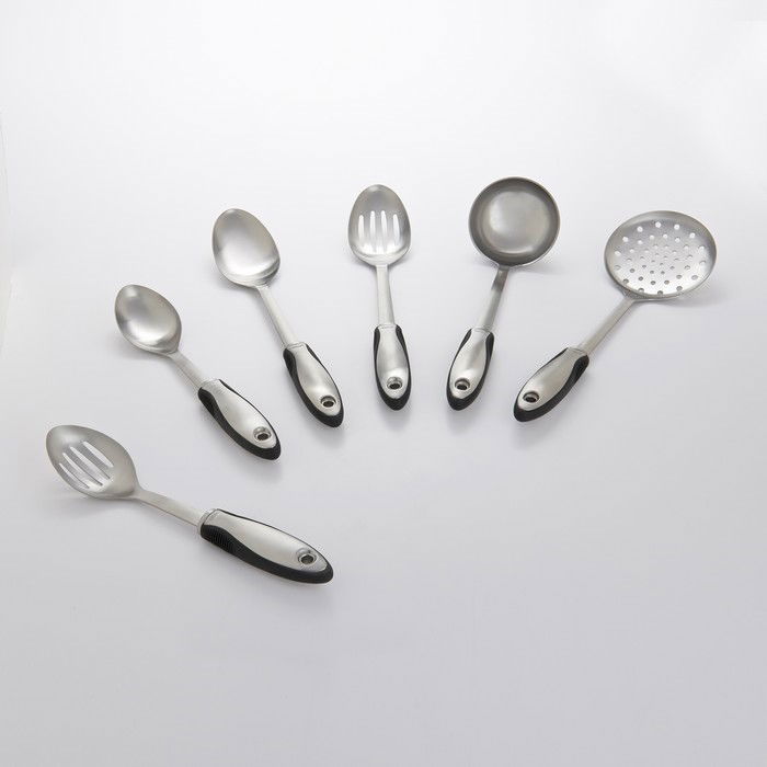 OXO Steel 30 cm - odkvapkávacia lyžica / penovka z nehrdzavejúcej ocele