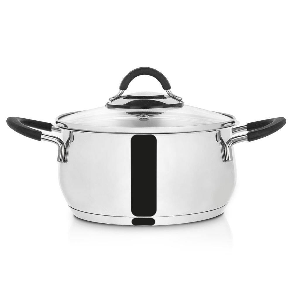 Garnek ze stali nierdzewnej z pokrywką DALIE STEEL 1,8 l