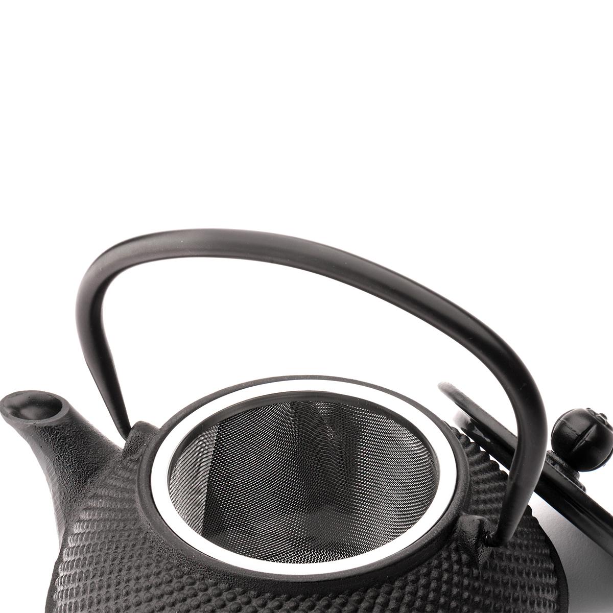 Litinová konvice s infuzérem BREDEMEIJER JANG ČERNÁ 0,8 l