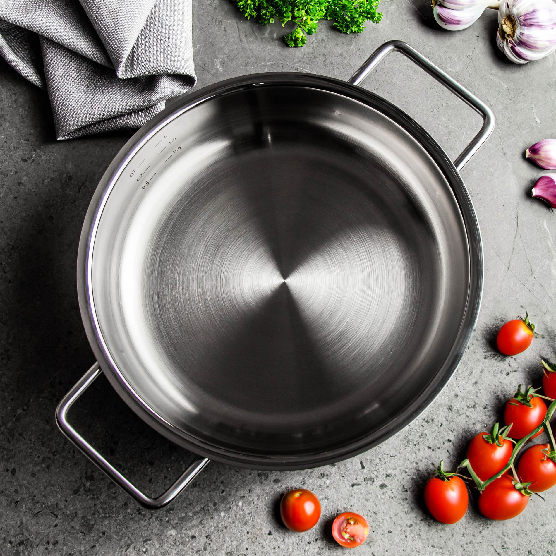 FISSLER Pure Collection 24 cm - nerezová pánev