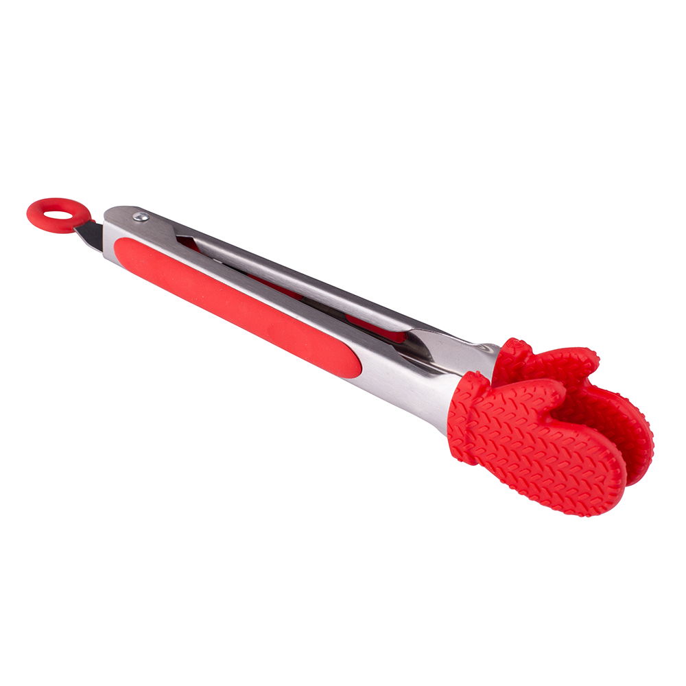 Silikónová kuchynská kliešte RUKAVICA 23 cm