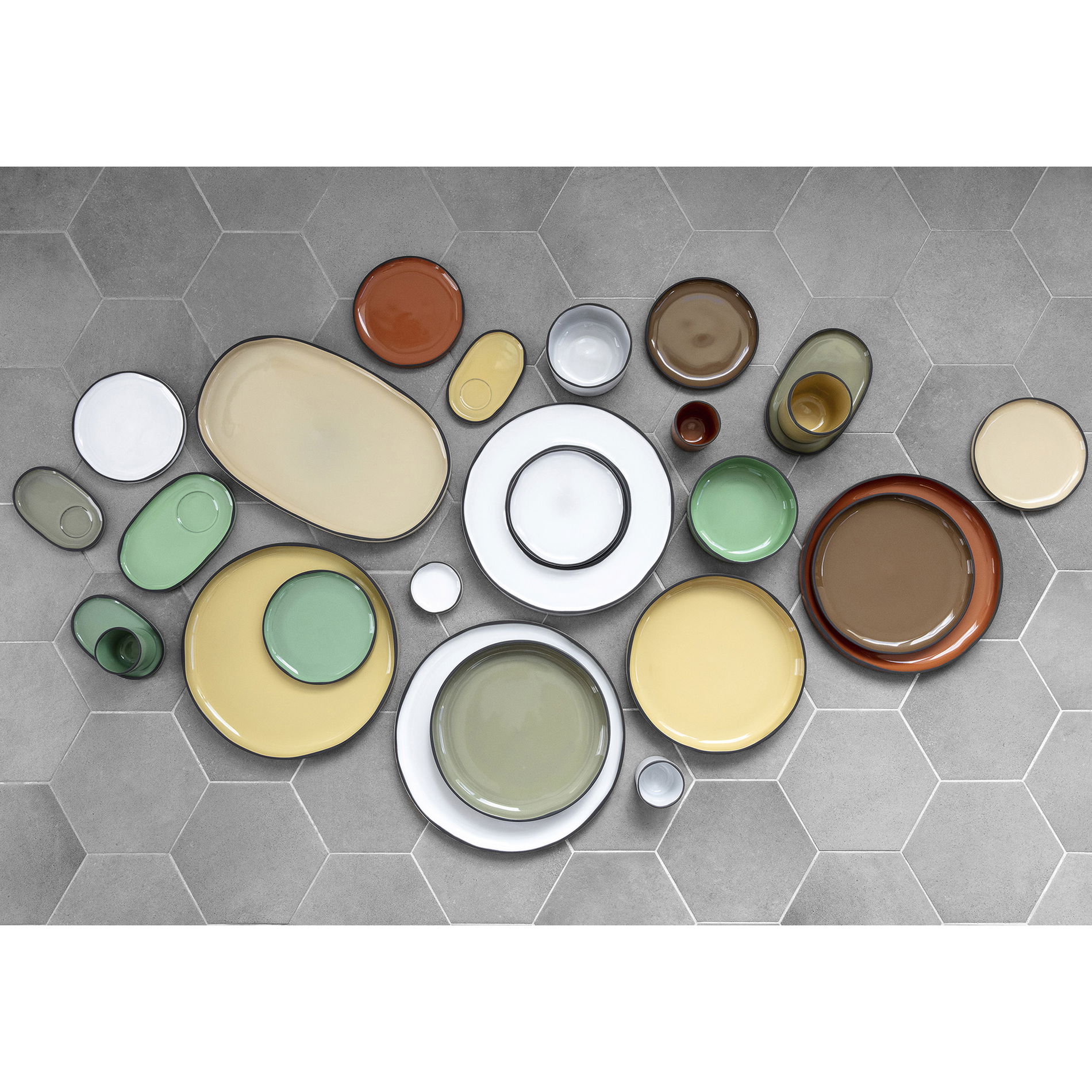 REVOL Caractere Kardamon 26 cm - talerz obiadowy płytki porcelanowy