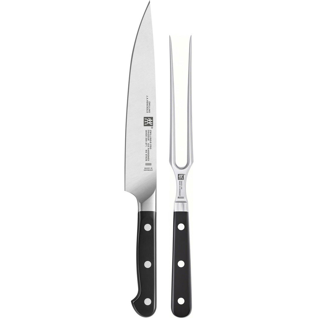ZWILLING Pro - vidlička a nôž na mäso z nerezovej ocele
