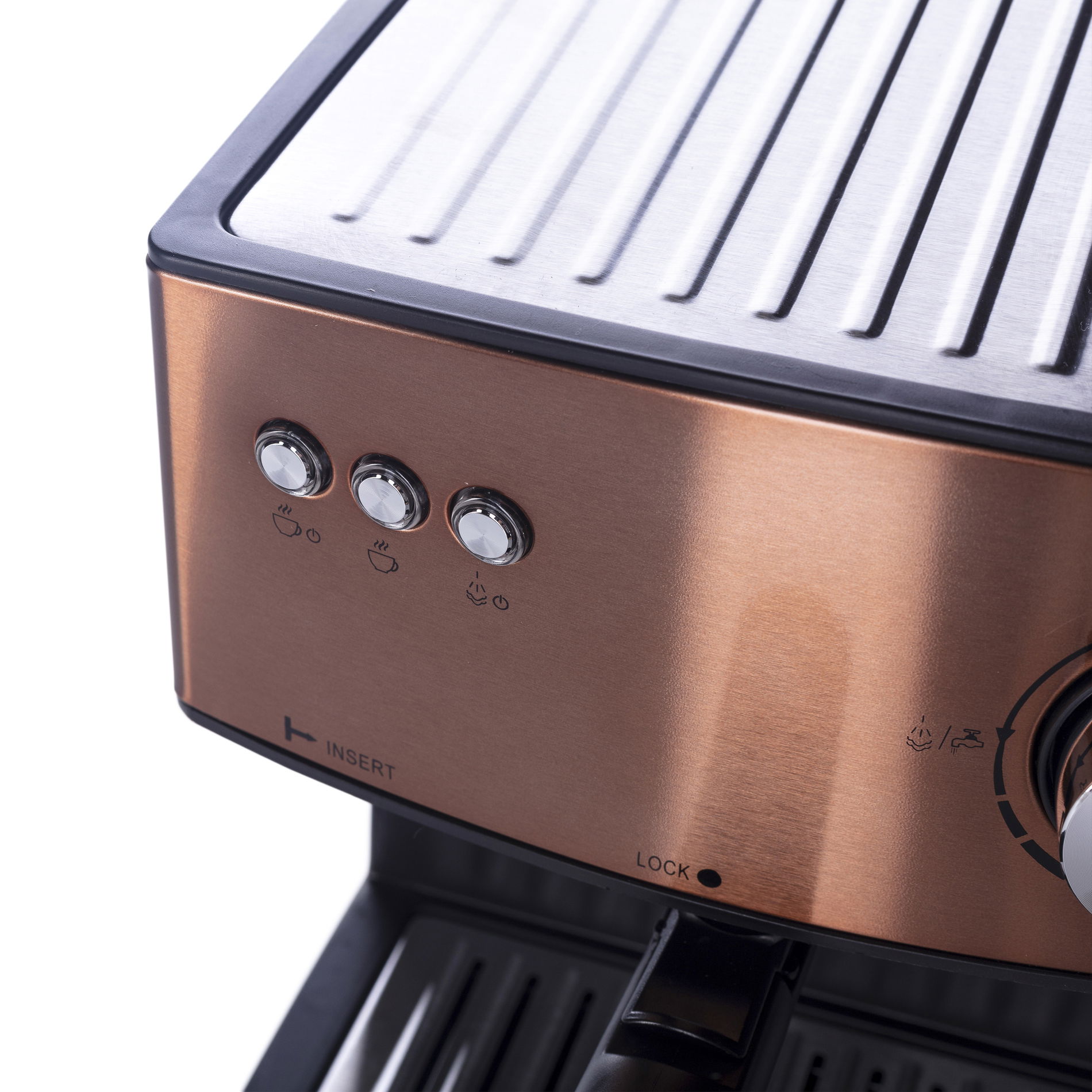 ADLER Gusto 850 W měděný - Tlakový kávovar