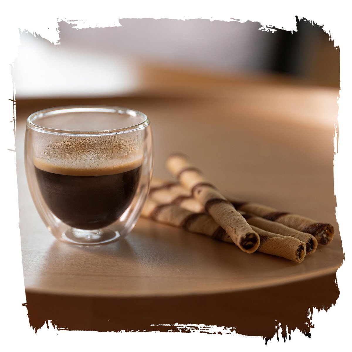 Dvoustěnná skleněná termo sklenice na espresso FLORINA MALACHIT 100 ml 2 ks