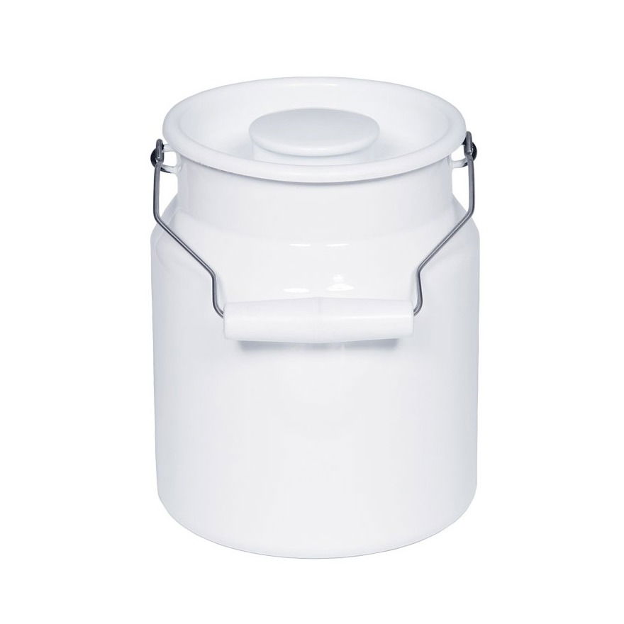 RIESS Classic Weiss 2 l - smaltovaná konvice na mléko