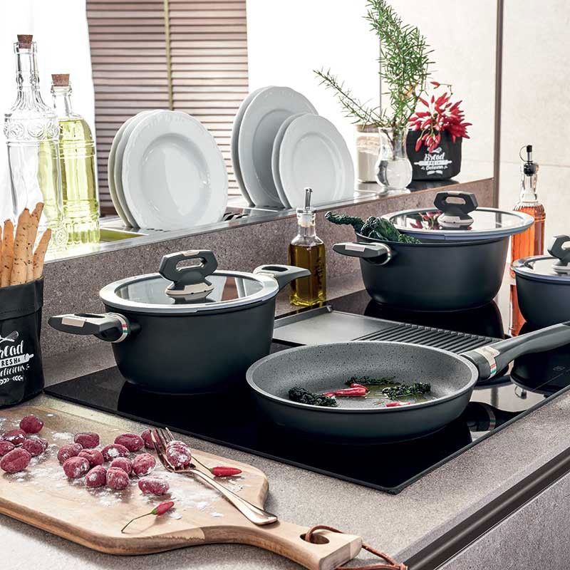 TOGNANA Italika Premium 28 cm - skleněný víčko na scedění