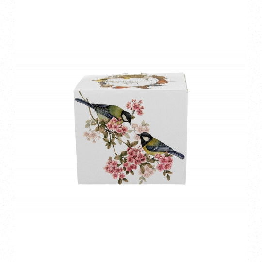 Kubek porcelanowy DUO ANIMALS PTASI ŚWIAT SIKORKI 400 ml
