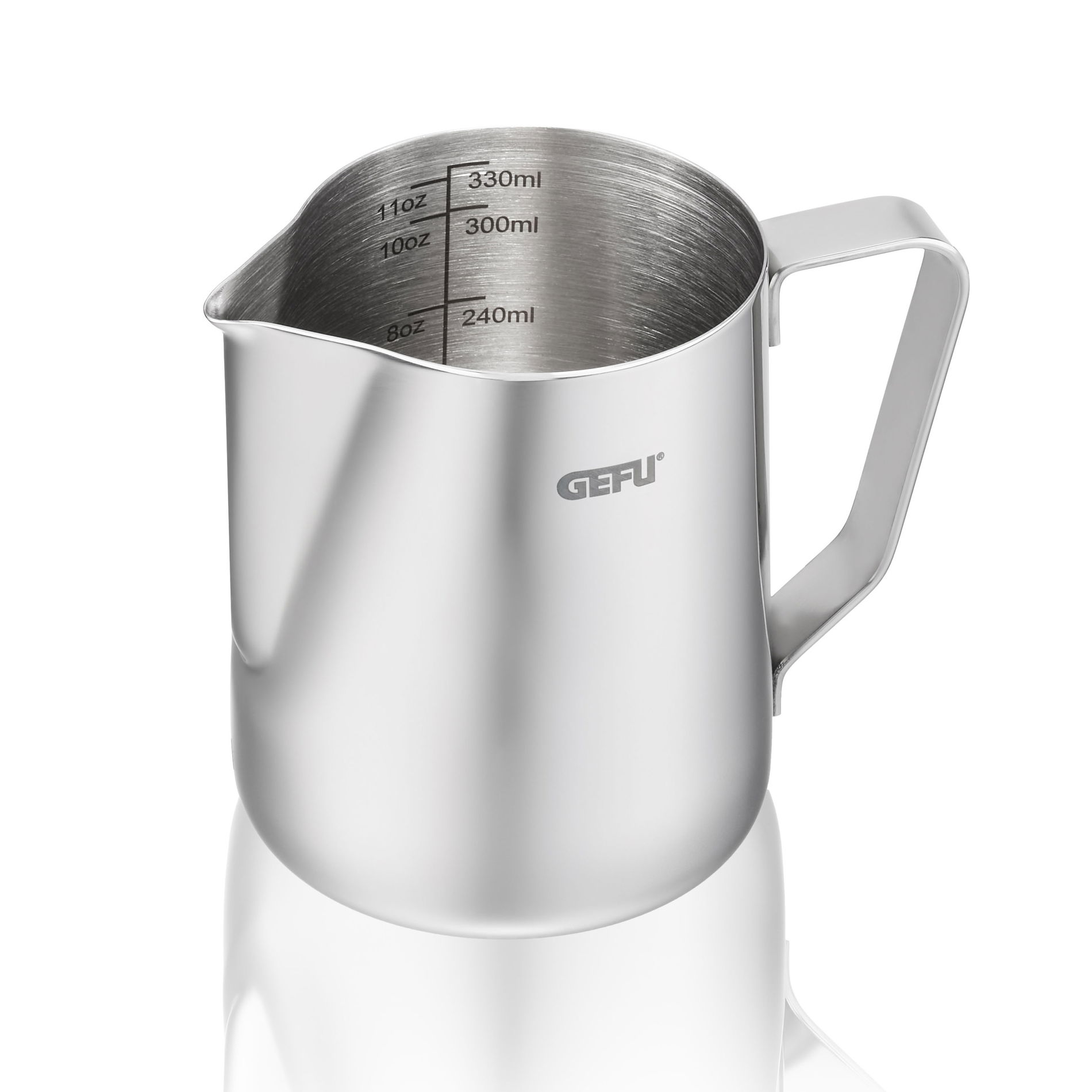 GEFU Barista 350 ml - nerezový mléčník / konvička na mléko