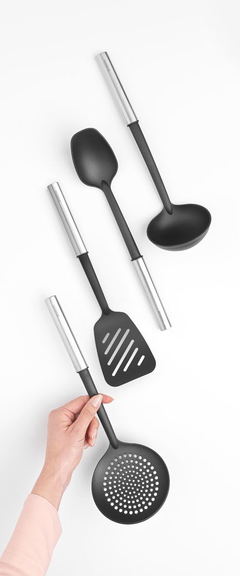 BRABANTIA Profile černé 4 ks - nylonové kuchyňské náčiní