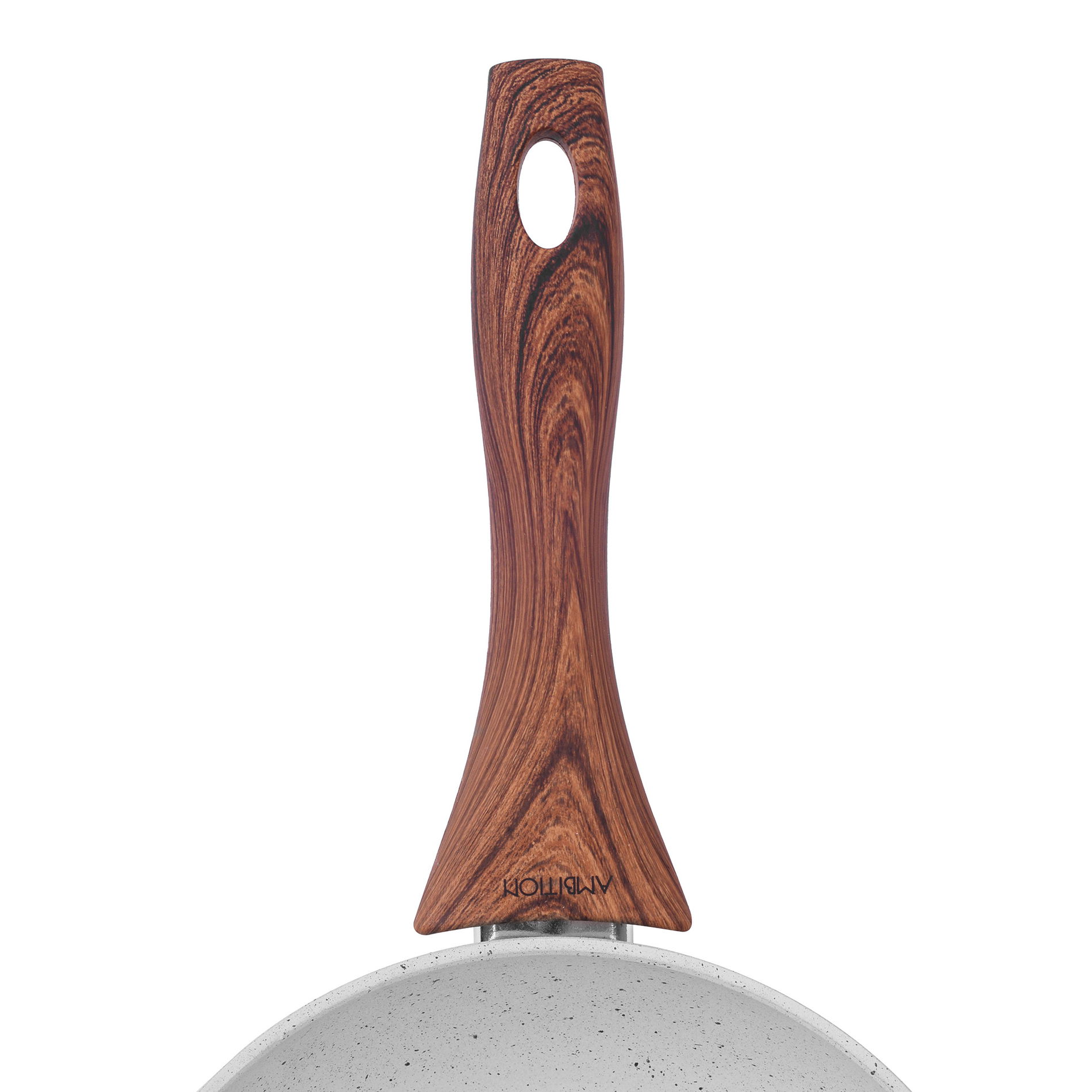 AMBÍCIA Príroda 26 cm biela - panvica / wok nepriľnavý