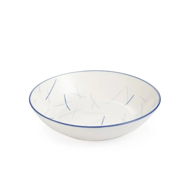 TESCOMA Fresco Mikado 21 cm - talerz obiadowy głęboki porcelanowy