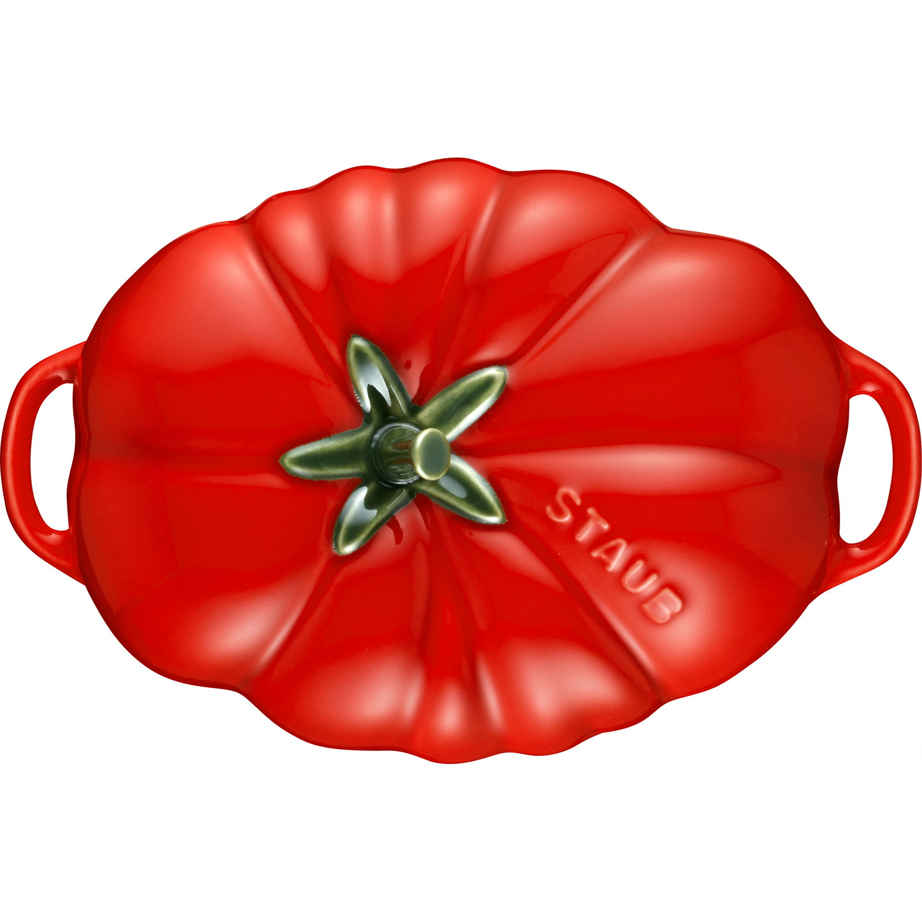 STAUB Special Cocotte 0,5 l czerwone - naczynie do zapiekania ceramiczne z pokrywką