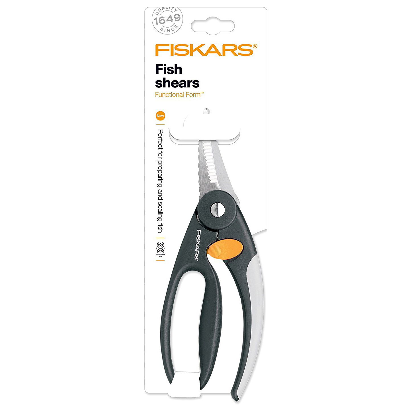 FISKARS FUNCTIONAL FORM BLACK nerezový nůž na ryby