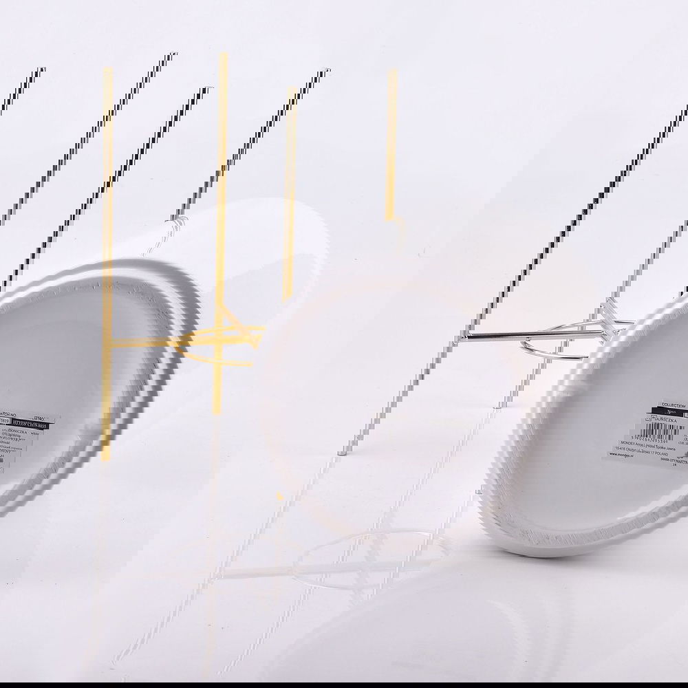 Keramický kvetináč / Obal na kvety MONDEX NEVA BIELY 17,8 cm