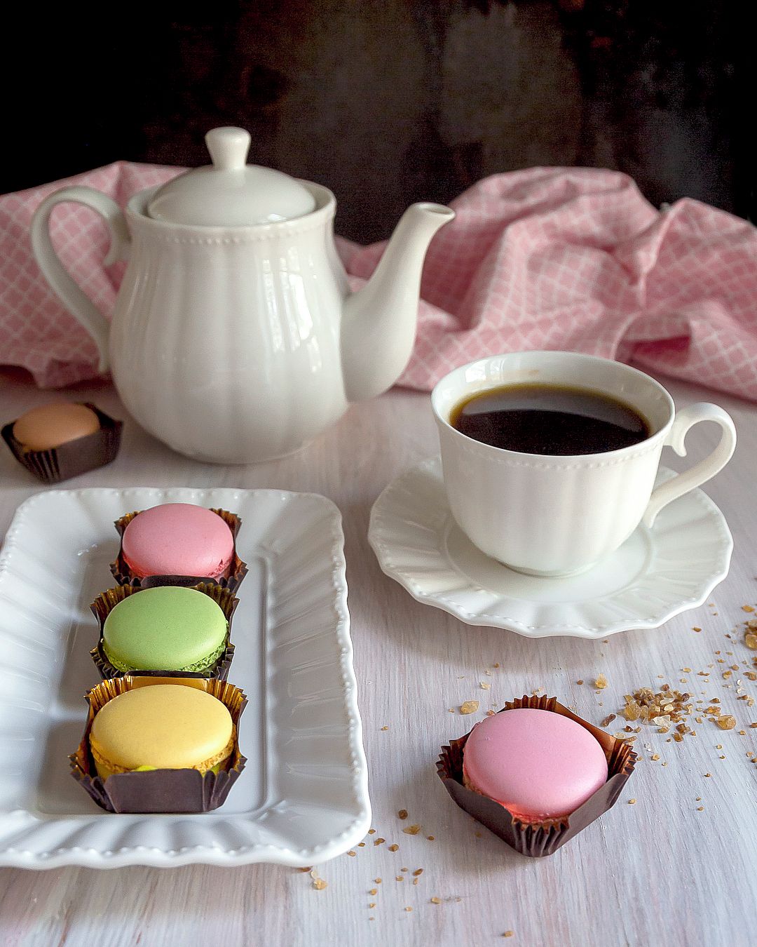 LA PORCELLANA BIANCA Ducale 80 ml 6 ks - porcelánové espresso šálky so spodkami