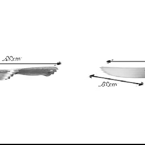 TESCOMA Feelwood 20 cm – kuchyňský nůž na porcování masa z nerezové oceli